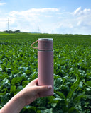 Thermosfles met kopje roze