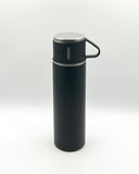 Thermoskan met kopje zwart