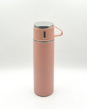 Thermosfles met kopje roze