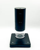 Combo set: zwarte koffie molen met weegschaal