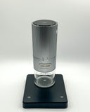 Combo set: zilveren koffie molen met weegschaal